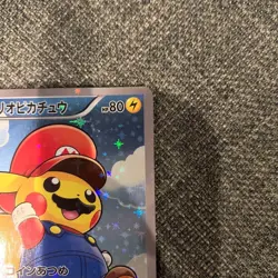 Mario & Pikachu 294/XY-P, Excellent Condition, Pokemon Card, Japan - Image 3