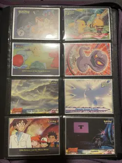 Pokemon 1999 Topps Lot Of 150 Holos, Stickers And More+ Binder For Topps - Image 2