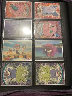 Pokemon 1999 Topps Lot Of 150 Holos, Stickers And More+ Binder For Topps - Image 3