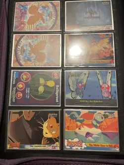 Pokemon 1999 Topps Lot Of 150 Holos, Stickers And More+ Binder For Topps - Image 5