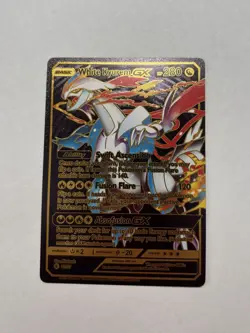 Black Foil Pokemon Fan Art Card Collection White Kyurem GX NM - Image 1