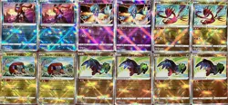 set of 12 authentic Pokemon Card Japanese Radiant Greninja Gardevoir Eternatus - Image 1