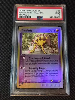 EX Dragon Girafarig - Reverse Foil Holo #16/97 - 2003 Pokemon Graded Mint PSA 9 - Image 1