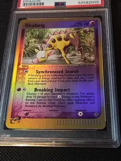 EX Dragon Girafarig - Reverse Foil Holo #16/97 - 2003 Pokemon Graded Mint PSA 9 - Image 3