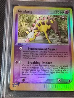 EX Dragon Girafarig - Reverse Foil Holo #16/97 - 2003 Pokemon Graded Mint PSA 9 - Image 4
