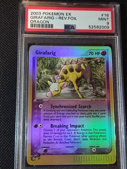 EX Dragon Girafarig - Reverse Foil Holo #16/97 - 2003 Pokemon Graded Mint PSA 9 - Image 5