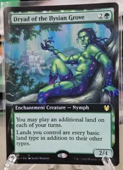 MTG English Extended Art Dryad of the Ilysian Grove NM Foil Theros Beyond Death - Image 2