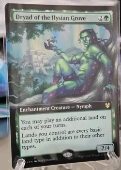 MTG English Extended Art Dryad of the Ilysian Grove NM Foil Theros Beyond Death - Image 3