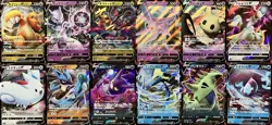 set of 12 authentic Pokemon Card Japanese Dragonite V Mewtwo Giratina Espeon - Image 1