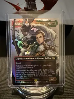 Balthier and Fran (Borderless) MTG Final Fantasy Foil #0393 - English - Image 1