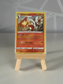 Pokemon TCG - Sword and Shield Promo - 034/202 - Cinderace Cosmos Holo - Image 1