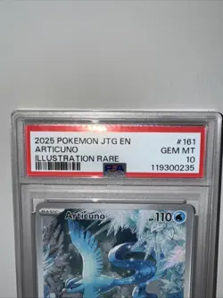 2025 Pokemon Articuno Illustration Rare Gem MT 10 Card - Image 2