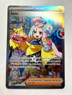 Pokemon Paldea Evolved - IONO SPECIAL ILLUSTRATION RARE 269/193 VERY LIGHT PLAY - Image 1