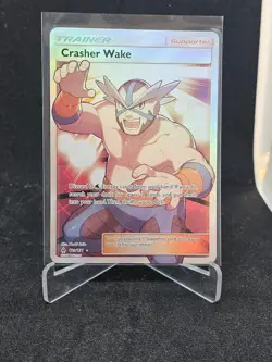 Pokemon Card Crasher Wake 129/131 Sun & Moon-Forbidden Light Holo Rare - Image 1