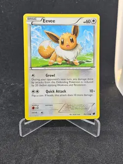 Pokemon Card Eevee 89/116 Black & White-Plasma Freeze Common - Image 1