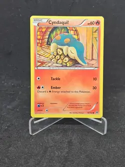 Pokemon Card Cyndaquil 18/162 XY-BREAKthrough Common CRIMP ERROR - Image 1
