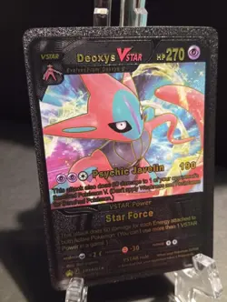 Orica Pokemon Deoxys (Art 2) - BLACK Holo - Image 1