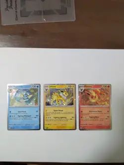 Flareon Vaporeon Jolteon SVP167, 168, 169 Prismatic Evolutions Promo Pokemon NM - Image 1