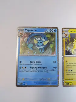 Flareon Vaporeon Jolteon SVP167, 168, 169 Prismatic Evolutions Promo Pokemon NM - Image 2