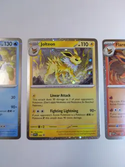 Flareon Vaporeon Jolteon SVP167, 168, 169 Prismatic Evolutions Promo Pokemon NM - Image 3