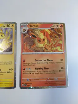 Flareon Vaporeon Jolteon SVP167, 168, 169 Prismatic Evolutions Promo Pokemon NM - Image 4