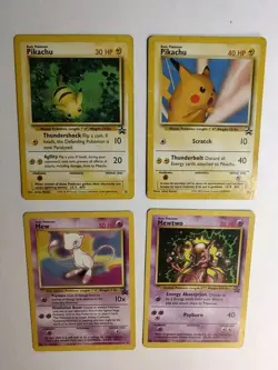 Mewtwo, Pikachu, Latios, Latias Pokemon Card Lot - NM/LP/MP Non Holo Promos - Image 1