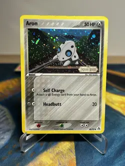 Aron 48/92 EX Legend Maker Reverse Holo Stamped 2006 Pokemon Card - Image 1
