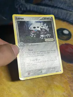 Lairon 38/92 EX Legend Maker Stamped Reverse Holo Pokemon Card MP - Image 4