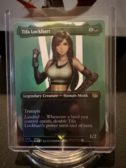 Tifa Lockhart (Borderless) MTG Final Fantasy Foil #0391 - FF VII - English - Image 1