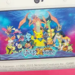 Pokemon Card 3D Pikachu Charizard Japanese Pocket Monsters Frame NINTENDO 3DS - Image 1