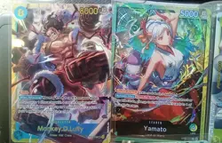 Monkey.D.Luffy SEC-SP OP11-118 Fist of Divine Speed One Piece Card+5 Bonus Cards - Image 1