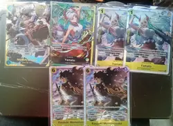 Monkey.D.Luffy SEC-SP OP11-118 Fist of Divine Speed One Piece Card+5 Bonus Cards - Image 2