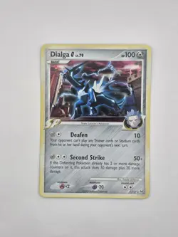 Dialga G Holo Rare Pokemon Card 7/127 Platinum Set Cyrus SP Holo Near Mint - Image 1