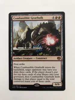 Combustible Gearhulk MTG Magic the Gathering Card NM Near Mint KLD - Image 1