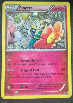 Floette XY Promo XY139 Near NM Cosmos Holo Rare Pokemon Tcg cards black star #XY - Image 1
