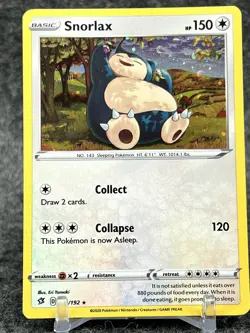 Snorlax 141/192 Alternate Cosmos Holo Rare Promo Pokemon TCG Card - Image 1