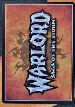 Warlord: Saga of the Storm TCG - Hazahk of Shadow - Sealed Promo Card - Image 2