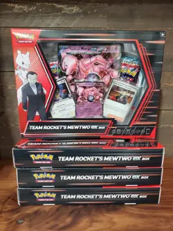Pokemon TCG Cards Team Rocket's Mewtwo Ex Box New Factory Sealed - Image 1