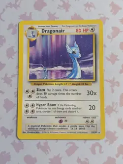 DRAGONAIR 18/102 Non-Holo Rare Base Set Unlimited WOTC 1999 - Pokemon Card - Image 1