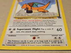 Dragonite #5 WoTC - Gold Stamped WB Movie Promo - NM + 2 FREE Code Cards - Image 3