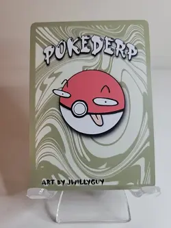 Mewtwo Meowtoo Xray Foil PokeDerp Halloween Breakout Pokemon Custom Fan Card - Image 2
