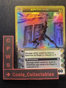 EPITRINNE - MAX C & W - 80/20/55/95/60 - SUPER RARE - CHAOTIC CARD - 1ST ED - NM - Image 1
