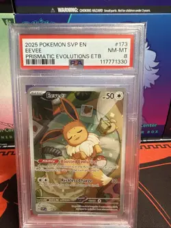 Eevee 173 Sv: Scarlet & Violet Promo Cards Holo PSA 8 - Image 1