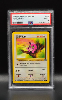 Jigglypuff 1999 Pokemon Jungle Unlimited #54 WOTC PSA 9 Newly Graded - Image 1