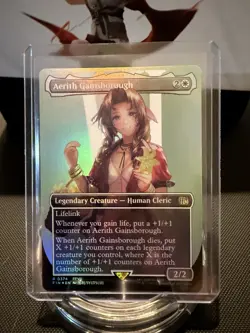 Aerith Gainsborough (Borderless) MTG Final Fantasy Foil #0374 - FF VII - English - Image 1