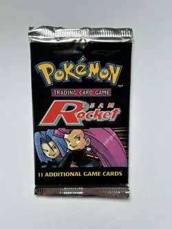 Pokemon Team Rocket Booster Pack - WOTC - Unlimited - Factory Sealed - 2000 - Image 1