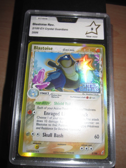 POKEMON PSA/PCA 9 (◕‿◕✿) BLASTOISE REVERSE 2/100 EX CRYSTAL GUARDIANS ENGLISH - Image 1