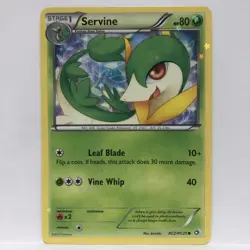Pokemon TCG Legendary Treasures Radiant Collection - Servine RC2/RC25 Holo - Image 1