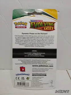 *NEW* Pokemon Evolving Skies CheckLane Blister pack Slowpoke Promo SWSH126 #C - Image 3
