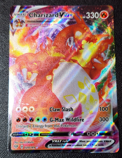 Pokemon TCG Charizard VMAX 020/189 Darkness Ablaze Full Art Ultra Rare Near Mint - Image 1